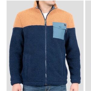 Mountain & Isles Colorblock Full Zip Sherpa Jacket